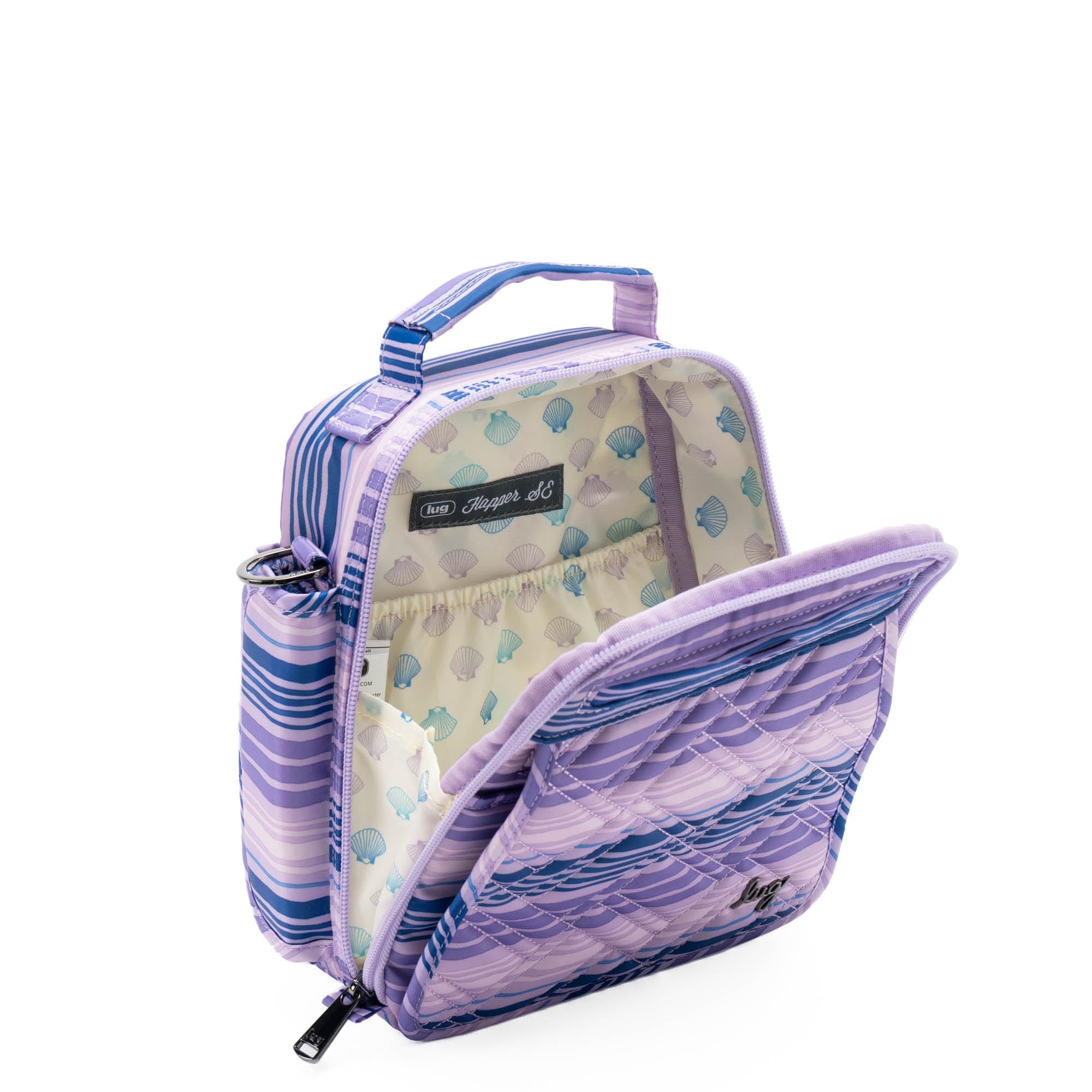 Flapper SE Convertible Crossbody Bag - LOVE WAVES PURPLE - FlapperSE_LovewavesPurple_06